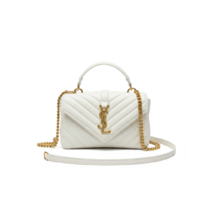 حقيبةysl  لون ابيض قاعدة 21سم