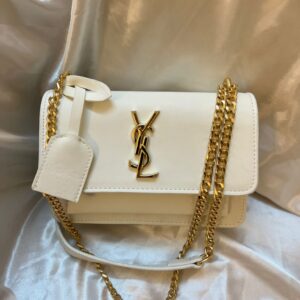 حقيبة سان لوران لون ابيض