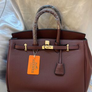 حقيبة هيرمز لون برغندي حجم كبير