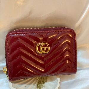 محفظة جوتشي لون برغندي