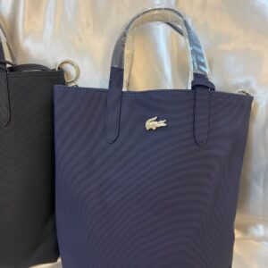 حقيبة لاكوست  لون كحلي دبل فيس