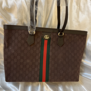 حقيبة جوتشي لون بني حجم كبير